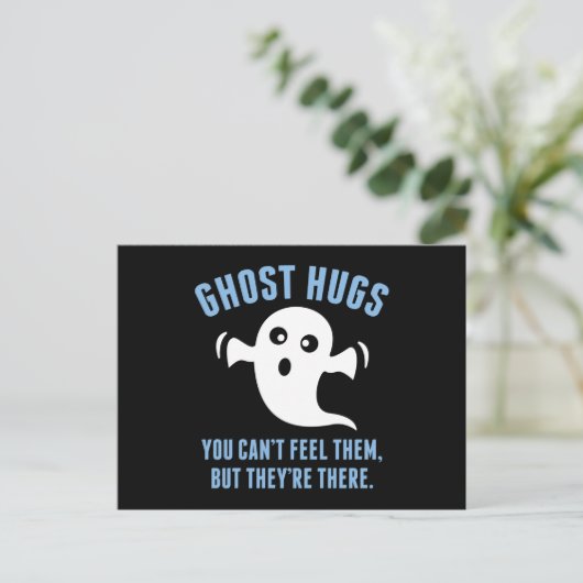 Ghost Hugs Briefkaart (Staand voorkant)
