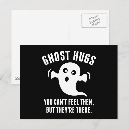 Ghost Hugs Briefkaart (Voorkant / Achterkant)