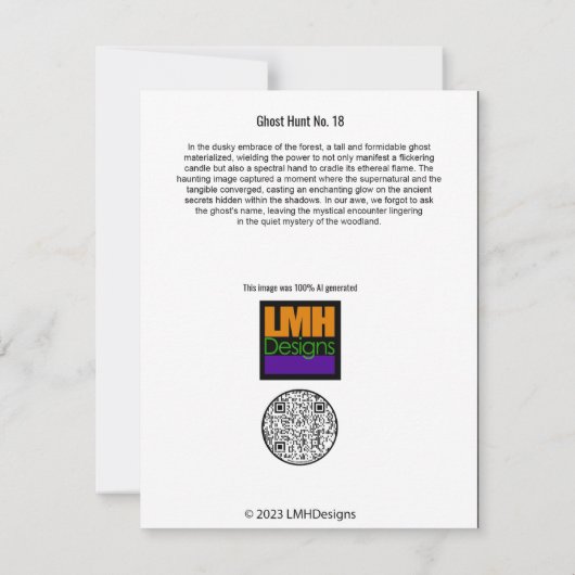 Ghost Hunt 18 Bedankkaart (Achterkant)
