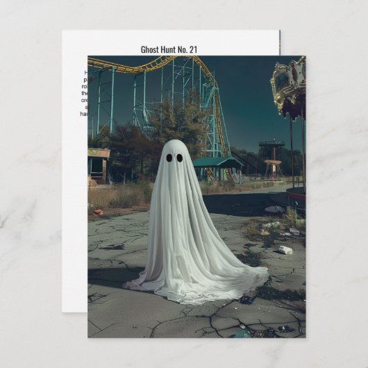 Ghost Hunt 21 Bedankkaart (Voorkant / Achterkant)