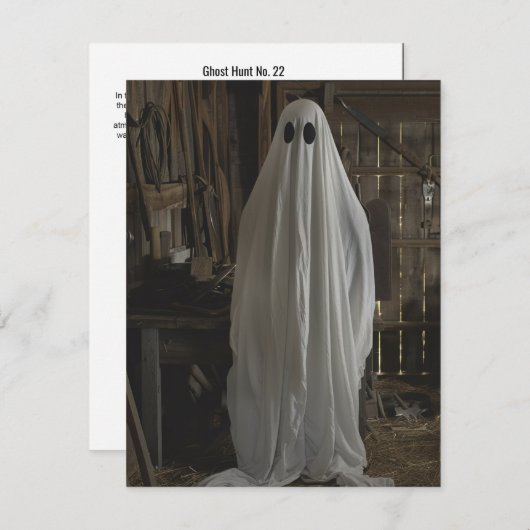 Ghost Hunt 22 Bedankkaart (Voorkant / Achterkant)