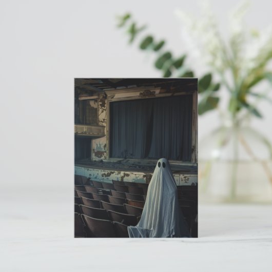 Ghost Hunt 40 Bedankkaart (Staand voorkant)