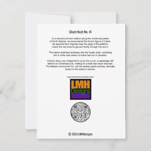 Ghost Hunt 41 Bedankkaart (Achterkant)