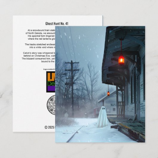Ghost Hunt 41 Bedankkaart (Voorkant / Achterkant)