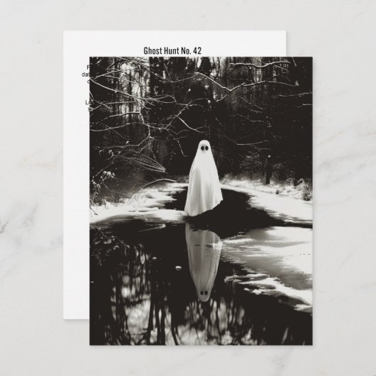 Ghost Hunt 42 Bedankkaart (Voorkant / Achterkant)