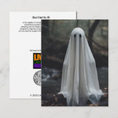 Ghost Hunt No. 06 Bedankkaart (Voorkant / Achterkant)