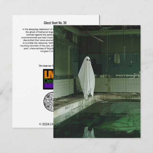 Ghost Hunt No. 36 Bedankkaart (Voorkant / Achterkant)