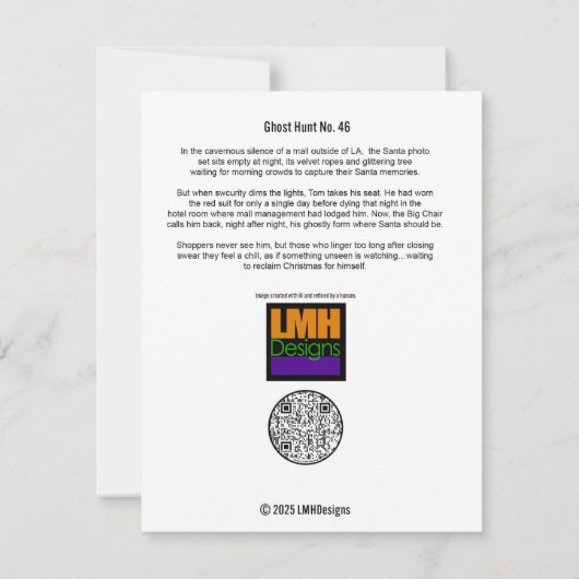 Ghost Hunt No. 46 Bedankkaart (Achterkant)