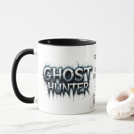 Ghost Hunter Dark Gothic Paranormal Mok (Met donut)