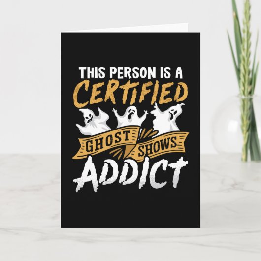 Ghost Hunter Deze persoon is gecertificeerd als Gh Kaart (Voorkant)