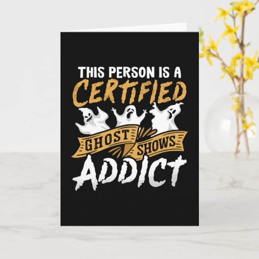 Ghost Hunter Deze persoon is gecertificeerd als Gh Kaart (Gele Bloem)