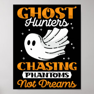 Ghost Hunter die spoken achtervolgt - Halloween Gh Poster