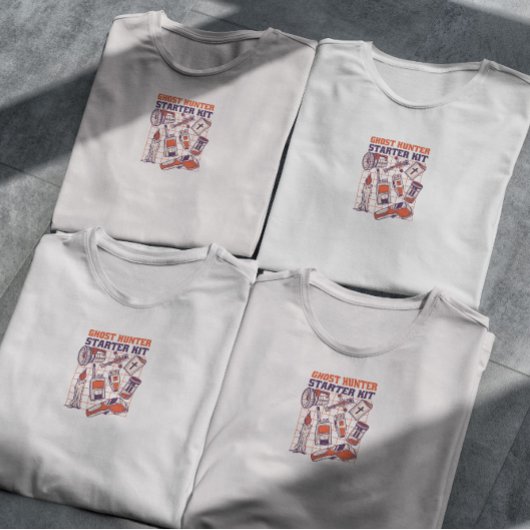 Ghost Hunter Equipment Kit T-shirt