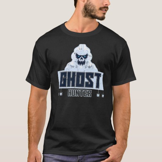 Ghost Hunter Evil Ghost Face Ghost T-shirt (Voorkant)