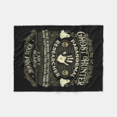 Ghost Hunter - Ghost Hunting Halloween Paranormal Fleece Deken (Voorkant (Horizontaal))
