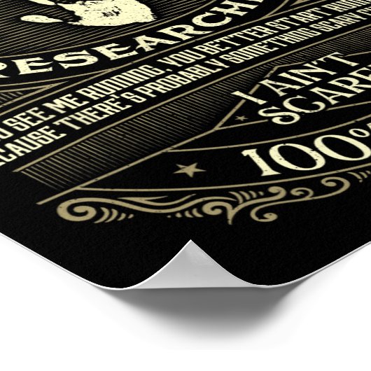 Ghost Hunter - Ghost Hunting Halloween Paranormal Poster (Hoek)