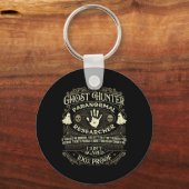Ghost Hunter - Ghost Hunting Halloween Paranormal Sleutelhanger (Voorkant)
