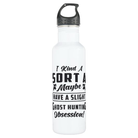 Ghost Hunter Ghost Hunting Obsession Paranormal Waterfles (Voorkant)