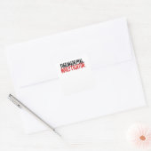 Ghost Hunter House Paranormal Halloween Vierkante Sticker (Envelop)