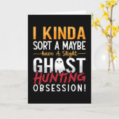 Ghost Hunter I Kinda Sort A Misschien Ghost Huntin Kaart (Gele Bloem)