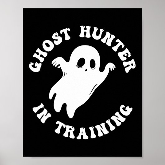 Ghost Hunter in opleiding paranormale jagers Halve Poster (Voorkant)