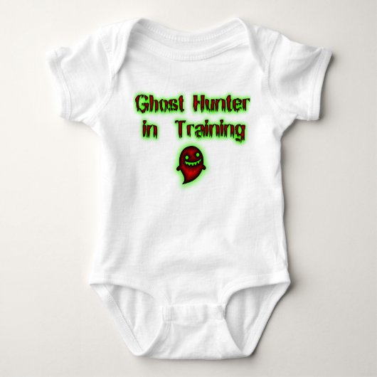 Ghost Hunter in training baby creeper Romper (Voorkant)