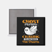 Ghost Hunter Jacht op Fantomen - Halloween Ghost H Magneet (Voorkant / Achterkant)