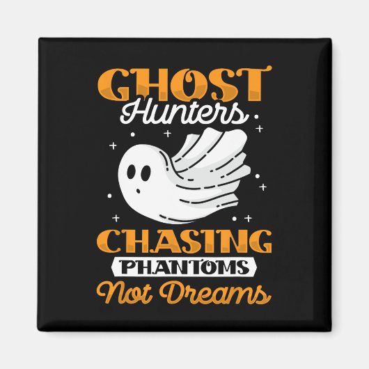 Ghost Hunter Jacht op Fantomen - Halloween Ghost H Magneet (Voorkant)