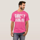 Ghost Hunter Ontwerp Voor Ghost Hunter En Ghost Ja T-shirt (Voorkant volledig)