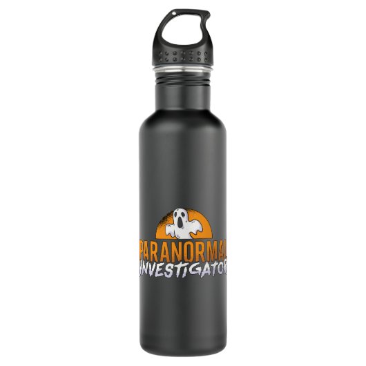 Ghost Hunter Paranormal Investigator Ghost Hunting Waterfles (Voorkant)