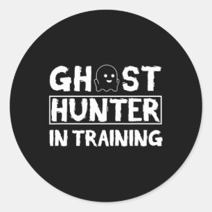 Ghost Hunter paranormale onderzoeker spookjacht Ronde Sticker