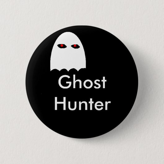 Ghost Hunter Ronde Button 5,7 Cm (Voorkant)