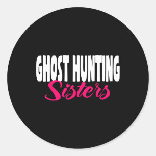 Ghost Hunter Sisters Onderzoeker Paranormaal Ronde Sticker