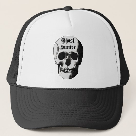 Ghost Hunter Skull Trucker Pet (Voorkant)
