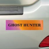 Ghost Hunter Spooky Bumpersticker (Op auto)