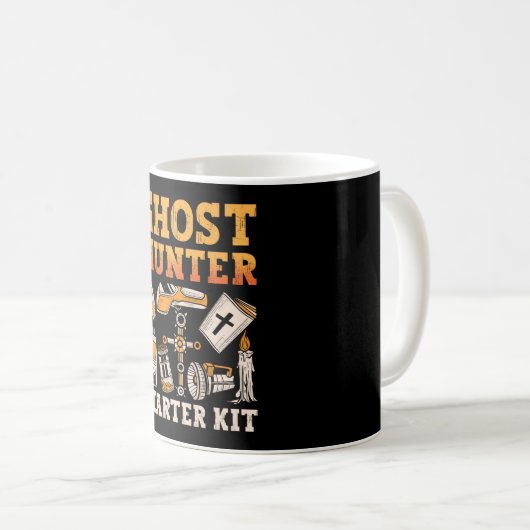 Ghost Hunter Starter Kit Paranormal Ghost Hunting Koffiemok (Voorkant rechts)