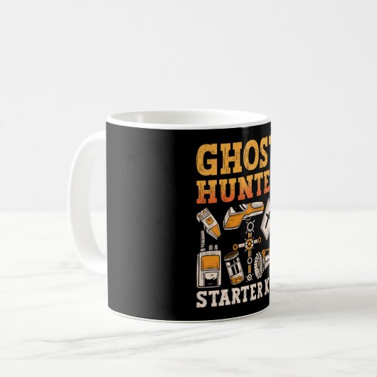 Ghost Hunter Starter Kit Paranormal Ghost Hunting Koffiemok (Voorkant links)