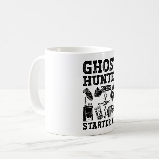 Ghost Hunter Starter Kit Paranormal Koffiemok (Voorkant links)