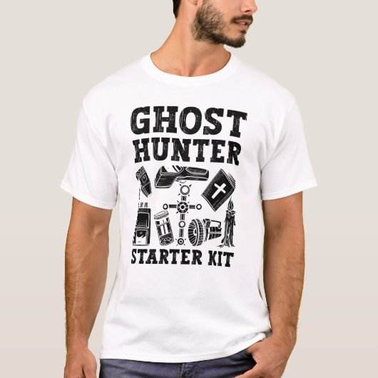 Ghost Hunter Starter Kit Paranormal T-shirt (Voorkant)
