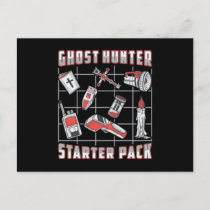 Ghost Hunter Starter Pack Paranormal Ghost Hunting Briefkaart