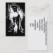 Ghost Hunters doen het in donkere visitekaartjes (Voorkant / Achterkant)