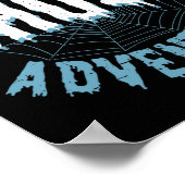 Ghost Hunting Adventures Quote voor paranormale ui Poster (Hoek)