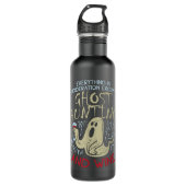 Ghost Hunting and Wine Gift for Ghost Hunter Waterfles (Voorkant)