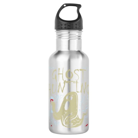 Ghost Hunting and Wine Gift for Ghost Hunter Waterfles (Voorkant)