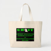 GHOST HUNTING BAG GROTE TOTE BAG (Voorkant)