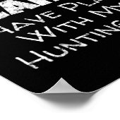 Ghost Hunting Fun Haunted Places Quote Paranormal Poster (Hoek)
