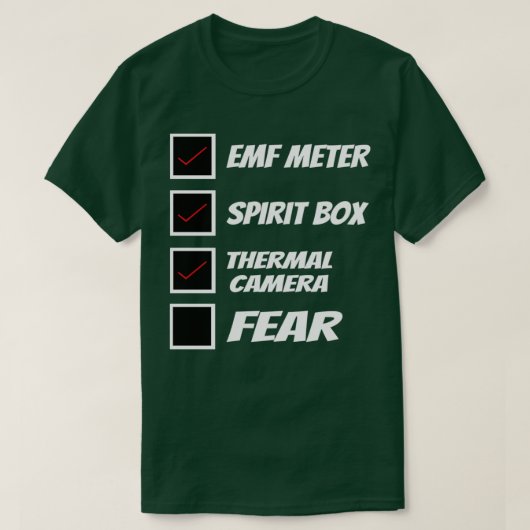 Ghost Hunting Funny geest 1 T-shirt (Design voorkant)