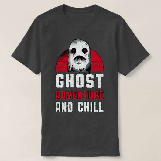 Ghost Hunting Ghost Adventure en Chill Hunter T-shirt (Design voorkant)