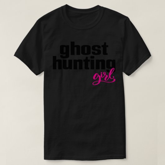 Ghost Hunting Girl T-shirt (Design voorkant)