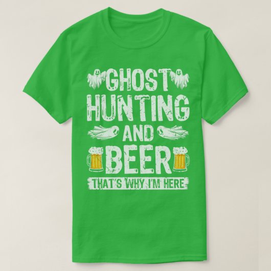 Ghost Hunting Onderzoeker Ghost Adventure T-shirt (Design voorkant)